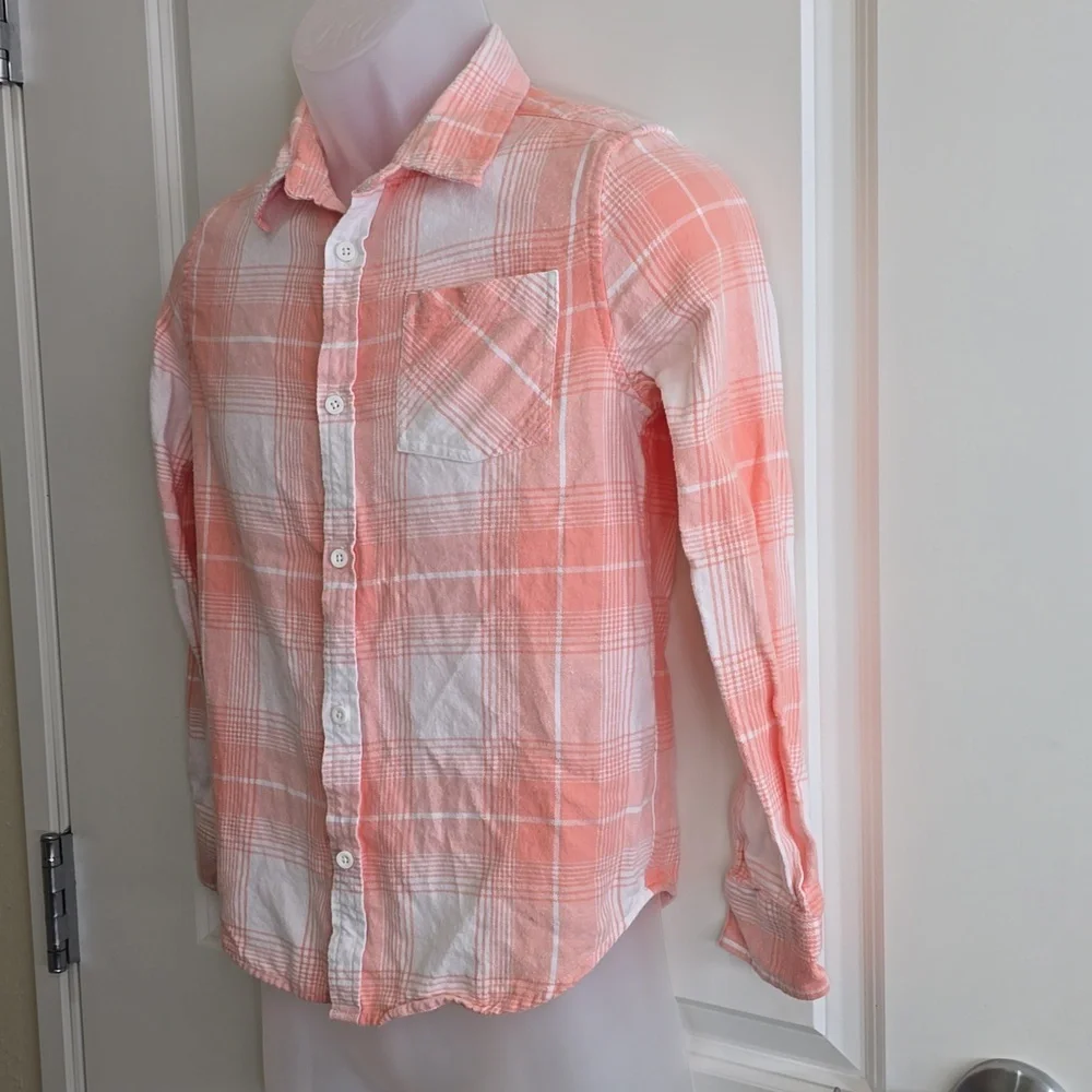 Outdoor Kids Plaid Button Down Long Sleeve From Bass‎ Pro Shops Size XL